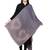 Navy & Peach Cotton Viscose Polka Dot Woven Design Shawl