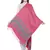 Pink Viscose Rayon Geometric Woven Design Shawl