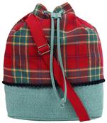 Streak Maroon & Multicolor Canvas Sling Bag