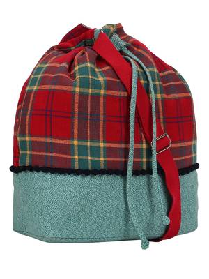 Streak Maroon & Multicolor Canvas Sling Bag 2