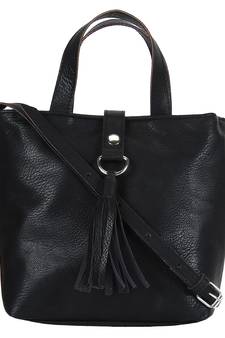 Modish Black  Jacquard Sling Bag