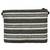 Glitzy Black And Beige Jacquard Sling Bag