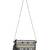 Glitzy Black And Beige Jacquard Sling Bag
