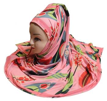 Justkartit Women'S Multi Color Digital Printed Outdoor Wear Hijab Scarf Dupatta 4