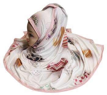 Justkartit Women'S Multi Color Digital Printed Casual Wear Hijab Scarf Dupatta 4
