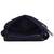 Classic Blue & Black Cotton & Leatherette Sling Bag