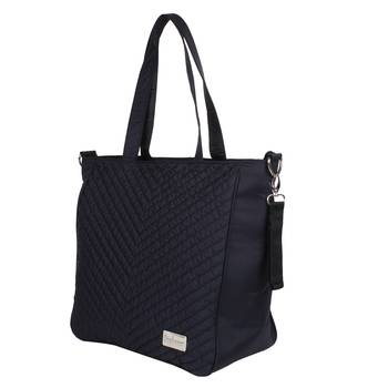Eva Black Solid Leatherette Handbag 3