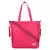 Eva Pink Solid Leatherette Handbag
