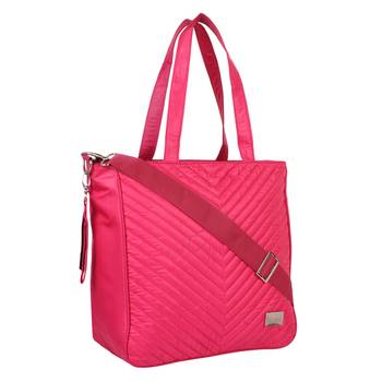 Eva Pink Solid Leatherette Handbag 2