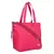 Eva Pink Solid Leatherette Handbag