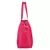 Eva Pink Solid Leatherette Handbag