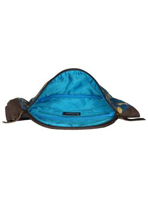 Sash camouflage Canvas Belt Bag/Fanny Pack Blue & Multi 4