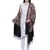 Floral  Embroidered Woolen Shawl Black and Multiclour