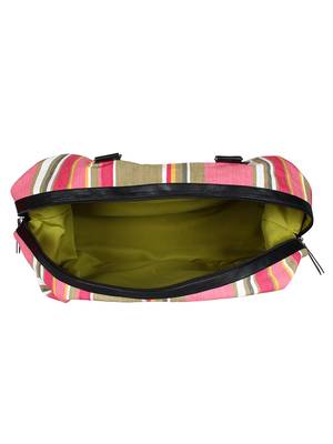 Streak Cotton Travel Bag Multicolour 4