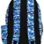 Classic Royal Blue and Multicoloured Camouflage Canvas Backpack