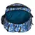 Classic Royal Blue and Multicoloured Camouflage Canvas Backpack