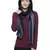 Viscose Rayon Checked & Striped Woven Design Scarf Black, Blue and White