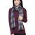 Viscose Rayon Striped Woven Design Stole Blue White