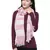 Viscose Rayon Striped Woven Design Stole Pink & White