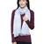 Viscose Rayon Striped Woven Design Stole Light Blue & White