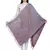 Voscose Rayon Floral Paisley Woven Design Shawl Pink and Multicolour