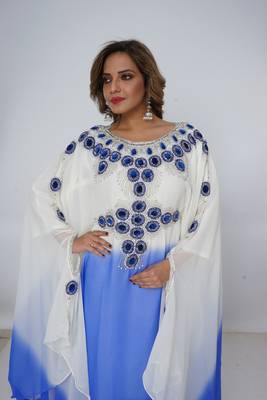 Dubai Kaftan Women Dress Long Gown Farasha Morocco Wear 3