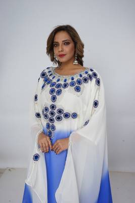 Dubai Kaftan Women Dress Long Gown Farasha Morocco Wear 4