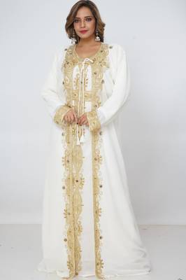 Dubai Kaftan Women Dress Long Gown Farasha Morocco Wear 4