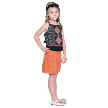 Multicolor Plain Cotton Kids Tops 1