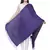 Solid Viscose rayon Reversible Shawl Purple
