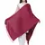 Solid Viscose rayon Reversible Shawl Dark Pink