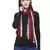 Voscose Rayon Checked Woven Design Scarf Red