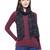 Viscose Rayon Checked Woven Design Stole Navy & Black