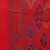 Viscose Rayon Geometric & Striped Woven Design Shawl Red