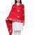 Viscose Rayon Geometric Woven Design Shawl Red
