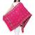 Viscose Rayon Geometric Woven Design Shawl Fuschia