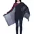 Black Solid Cotton Silk Lurex Scarf