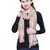 Beige brown and Multicoloured Acrylic Striped Woven Design Stole