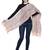 Beige brown and Multicoloured Acrylic Striped Woven Design Stole