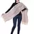 Beige brown and Multicoloured Acrylic Striped Woven Design Stole