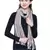 Multicoloured Acrylic Striped Woven Design Stole