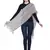 Multicoloured Acrylic Striped Woven Design Stole