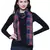 Navy and Multicoloured Viscose Rayon Checked Woven Design Scarf