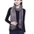 Purple and Black Viscose Rayon Geometric Woven Design Stole