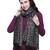 Black and Gold Viscose Rayon Woven Design Stole