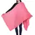 Coral Pure Woolen Solid Stole
