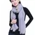 Light Grey Pure Woolen Solid Stole