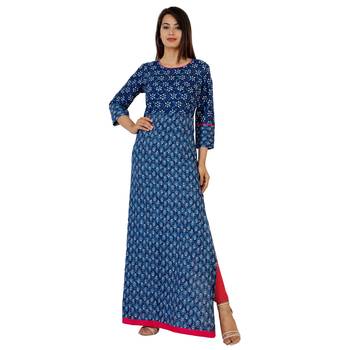 Women's Designer Printed Kurta 1