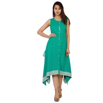 Women's Designer Kantha Work On Front Side Kurta 1