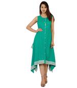 Women's Designer Kantha Work On Front Side Kurta